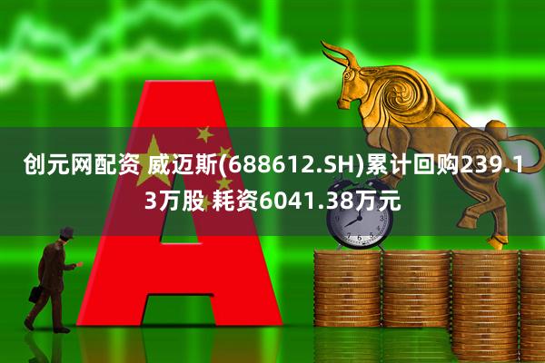 创元网配资 威迈斯(688612.SH)累计回购239.13万股 耗资6041.38万元