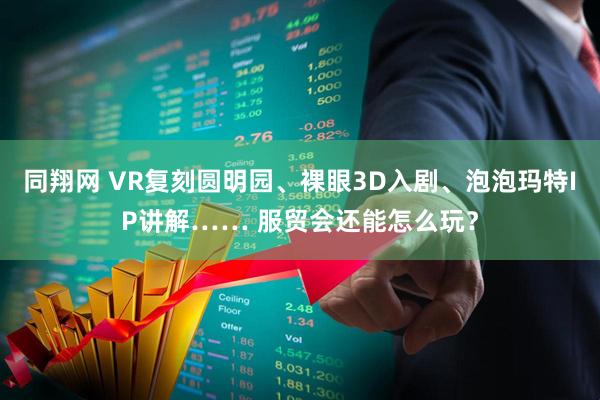 同翔网 VR复刻圆明园、裸眼3D入剧、泡泡玛特IP讲解…… 服贸会还能怎么玩？